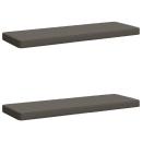 2-teilige Bankkissen VUGHT 2 stk. 100 % Polyester Grau