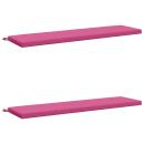 2-teilige Bankkissen SOEST 2 stk. 100 % Polyester Rosa