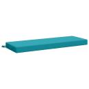 ARDEBO.de - Bankkissen SOEST 100 % Polyester Türkis 120 x 40 x 8 cm