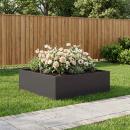 Garten-Pflanzgefäß Schwarz 100 x 100 x 30 cm