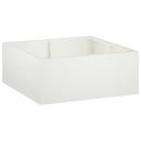 ARDEBO.de - Stützmauer 4 stk. 100 x 100 x 40 cm Stahl Weiß