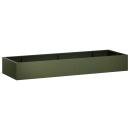 ARDEBO.de - Stützmauer 8 stk. 300 x 100 x 30 cm Stahl Olivgrün