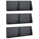 ARDEBO.de - Stützmauer 6 stk. 60 x 12 x 50 cm Stahl Anthrazit
