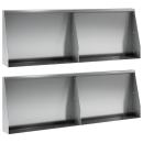 ARDEBO.de - Stützmauer 4 stk. 60 x 12 x 30 cm Verzinkter Stahl Silber