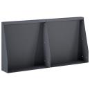 ARDEBO.de - Stützmauer 2 stk. 40 x 12 x 40 cm Stahl Anthrazit
