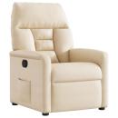 ARDEBO.de - Relaxsessel Beige Mikrofasergewebe