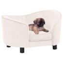 ARDEBO.de - Hundesofa Creme 69x49x40 cm Plüsch