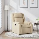 ARDEBO.de - Relaxsessel, cremefarbener Stoff