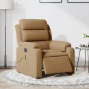 ARDEBO.de - Massagesessel Elektrisch Braun Samt