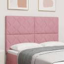 LED Kopfteil Rosa 160 cm Samt