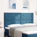 LED Kopfteil Dunkelblau 180 cm Samt