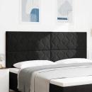 LED Kopfteil Schwarz 200 cm Samt