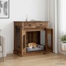 Hundekäfigmöbel Altholz 80 x 47,5 x 80 cm Holzwerkstoff
