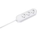 ARDEBO.de - Tischsteckdose Smart 3-fach, weiß, 5 m, H05VV-F 3G1,5 mm²