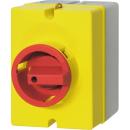 ARDEBO.de - Aufputz Haupt-Not-Aus Schalter 20 A, 7,5 kW 130x100x80 mm