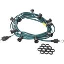 ARDEBO.de - Illu-Lichterkette E27, 30 m, 30 Fassungen