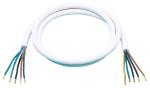 ARDEBO.de - Herdanschlussleitung mit Aderendhülsen H05VV-F 5G2,5 mm²  weiß 2,0 m