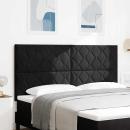 Kopfteil Schwarz 180 cm Samt
