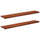ARDEBO.de - Fensterbänke 2 stk. Braun 160 x 30 x 2 cm Massivholz Buche