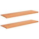 ARDEBO.de - Fensterbänke 2 stk. Lackiert 160 x 40 x 2 cm Massivholz Buche