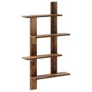 ARDEBO.de - Wandregal Eichenholz 61 x 13,5 x 105 cm Holzwerkstoff