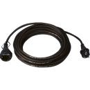 ARDEBO.de - Schutzkontakt-Verlängerung H05RR-F 3G1,5 mm², 5 m, schwarz, ohne Deckel