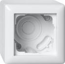 ARDEBO.de - Aufputz-Gehäuse, komplett mit Abdeckrahmen 1-fach für System Standard 55