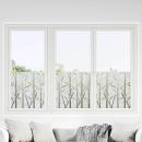 Statische Fensterfolie Bambus-Muster 90 x 500 cm PVC