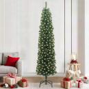 Künstlicher Weihnachtsbaum mit 300 LEDs mit Ständer Grün 210 cm