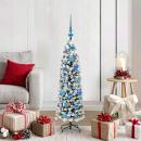 Künstlicher Weihnachtsbaum mit 150 LEDs mit Ständer Grün 120 cm