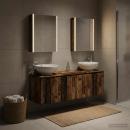 Badezimmerschrank-Set 5 stk. Altholz Holzwerkstoff
