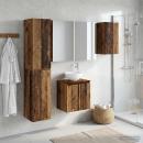 Badezimmerschrank-Set 5 stk. Altholz Holzwerkstoff