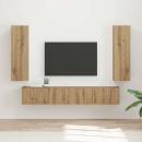 TV-Schrankset 3 stk. Artisan-Eiche Holzwerkstoff