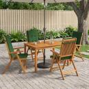 5-Piece Garden Dining Set Natur Massivholz Akazie