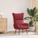 Sessel Weinrot 69 x 74 x 93 cm Kunstleder