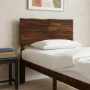 Kopfteil mit Live Edge ROSTOCK Dunkelbraun 80 cm