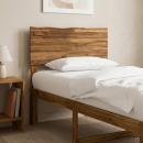 Kopfteil mit Live Edge ROSTOCK Natur 75 cm Massivholz Akazie