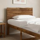 Baumkanten-Kopfteil ROSTOCK Natur 75 cm Massivholz Akazie
