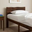 Kopfteil mit Live Edge ROSTOCK Dunkelbraun 90 cm