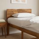 Kopfteil mit Live Edge ROSTOCK Natur 80 cm Massivholz Akazie