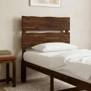 Kopfteil mit Live Edge ROSTOCK Dunkelbraun 75 cm