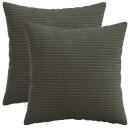 Kissenbezug 2 pcs HEERLEN Anthrazit 35 x 35 cm Cord