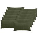 Kissenbezug 12 pcs ALMELO Grün 40 x 80 cm Cord