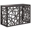 ARDEBO.de - Klimaanlagenabdeckung Schwarz 90 x 40 x 60 cm Stahl