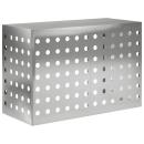 ARDEBO.de - Klimaanlagenabdeckung Silber 90 x 40 x 60 cm Verzinkter Stahl