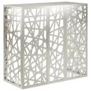 ARDEBO.de - Klimaanlagenabdeckung Silber 110 x 50 x 105 cm Edelstahl