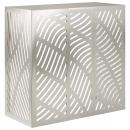ARDEBO.de - Klimaanlagenabdeckung Silber 110 x 50 x 105 cm Edelstahl