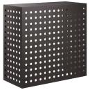 ARDEBO.de - Klimaanlagenabdeckung Schwarz 110 x 50 x 105 cm Stahl