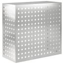 ARDEBO.de - Klimaanlagenabdeckung Silber 110 x 50 x 105 cm Verzinkter Stahl