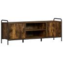 ARDEBO.de - TV-Schrank 133 x 33 x 50 cm Räuchereiche Holzwerkstoff